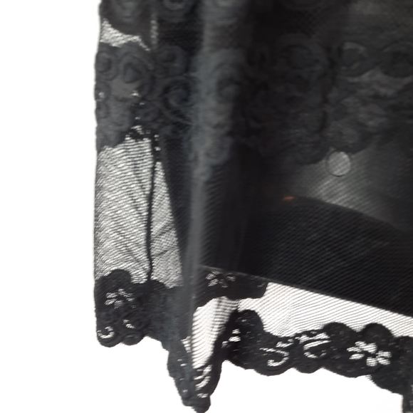 XL BlushBlack Lace Midi Dress Slip - Picture 2 of 14